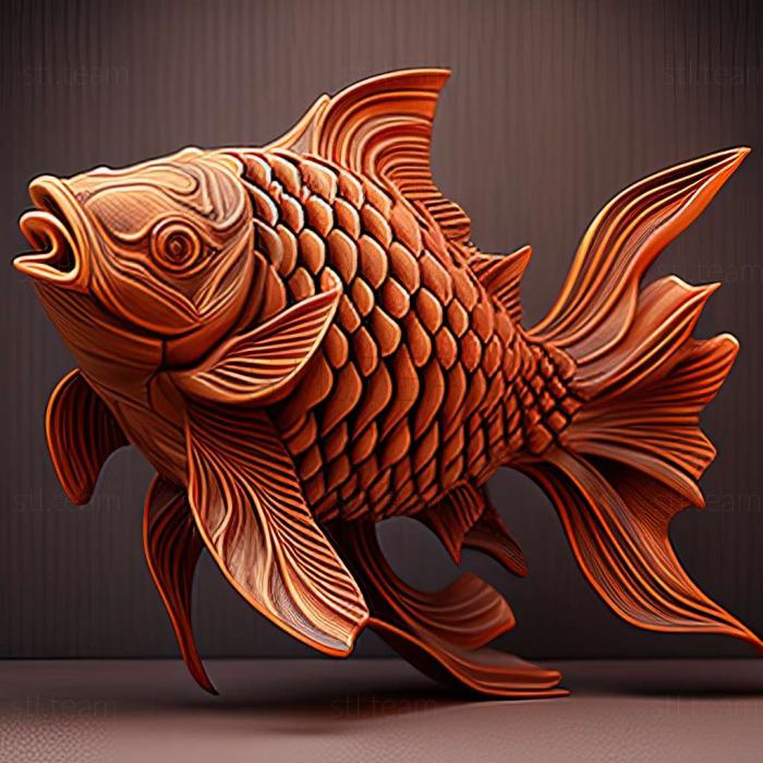 3D model Thai labeo fish (STL)